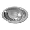 Practical Sturdy Stainless Steel Oval Basins Perfect for Balconies Room and Tight Areas Easy Installion Designs