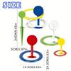 Ring Toss Game for Kids with Targets Stands Indoor & Outdoor Party Game for Family Adults Lawn Backyard Beach Game Birthday Gift