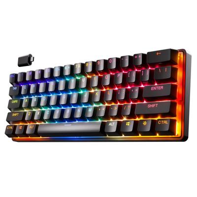 SteelSeries Игровая клавиатура мини-размера Apex Pro Mini Wireless US Беспроводная английская раскладка Беспроводное подключение Quantum Переключатель OmniPoint Клавиша действия 64842