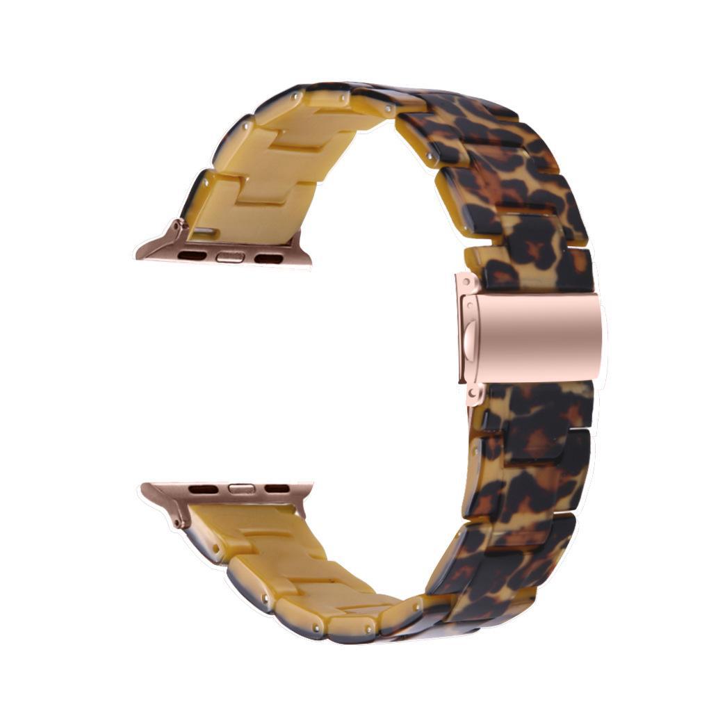 "Compatible Resin & Rubber Strap for Apple Watch 42mm/46mm"
