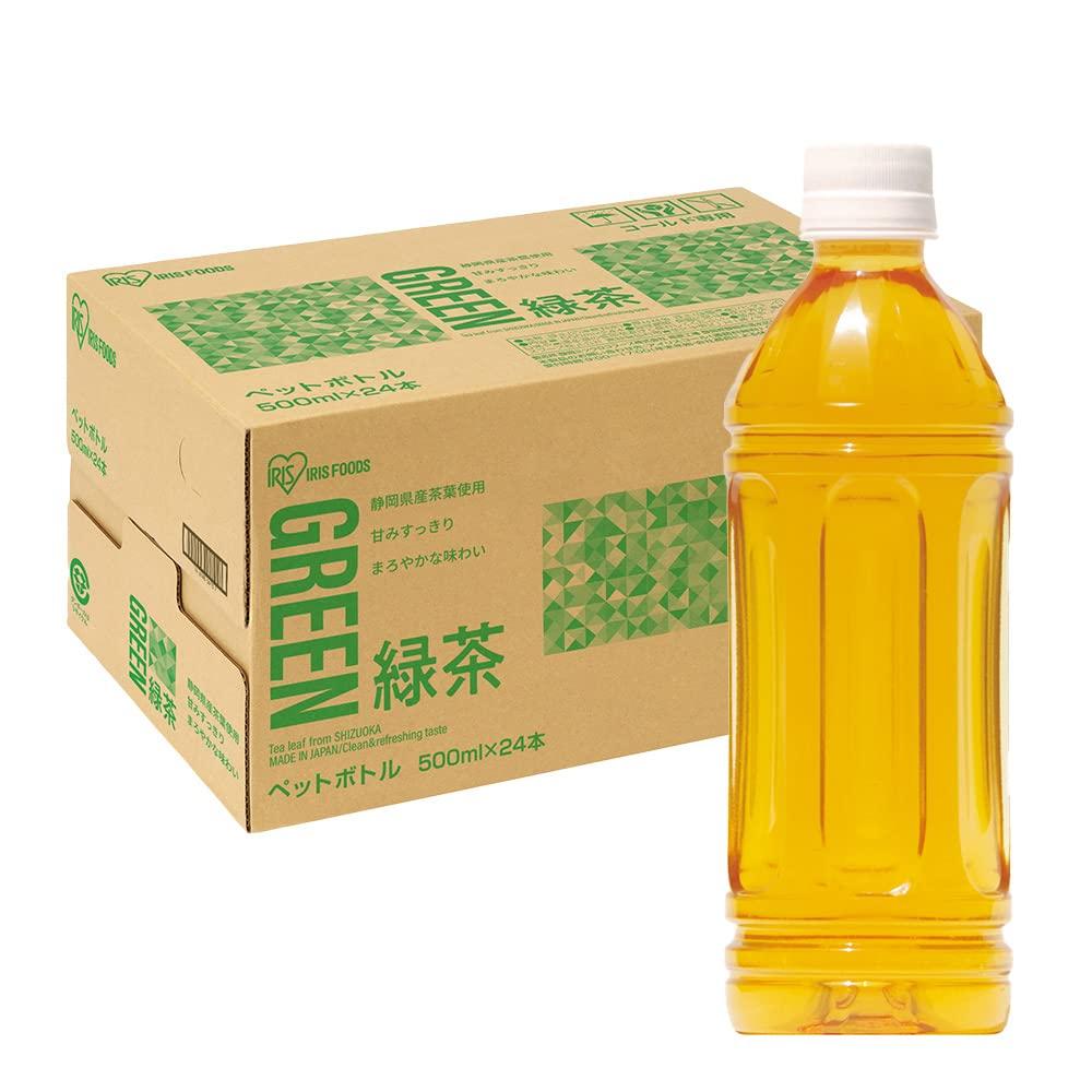Iris Ohyama Green Tea Labelless 500ml X 24 Teas Made In Shizuoka Prefecture Tea Leaves Case Plastic Bottle 500ml Bottle Made In Japan Ocha