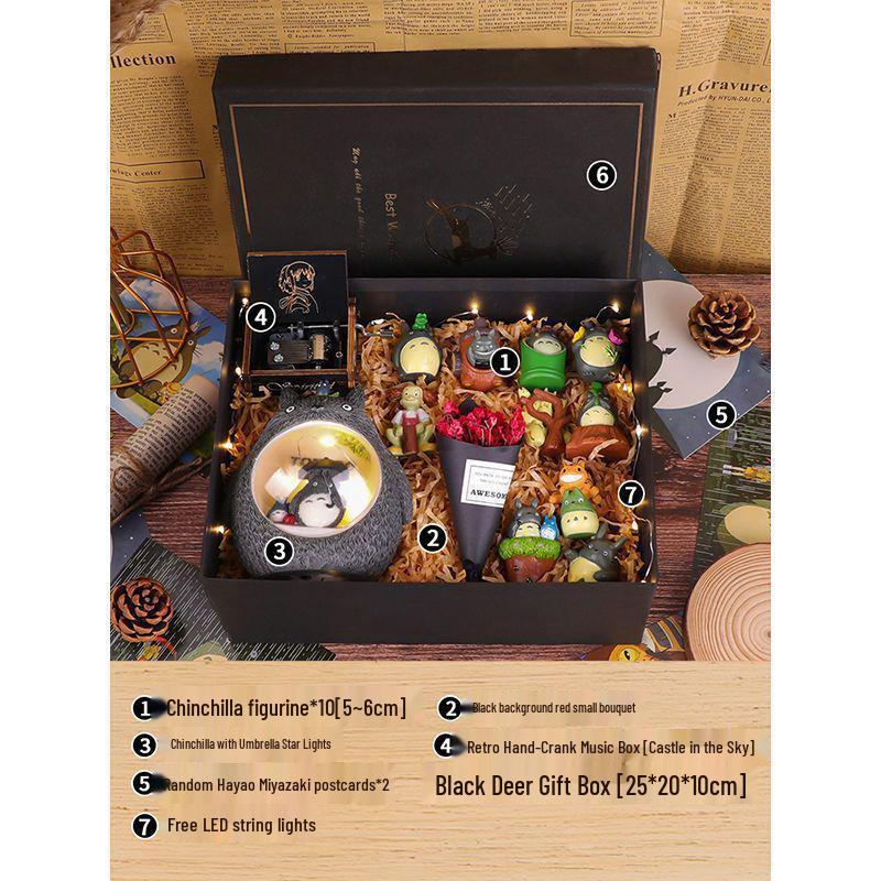 Подарочный набор фигурок Хаяо Миядзаки для подруг - Идеально подходит для дней рождения, средней школы, старшей школы или выпускного.