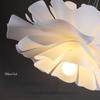 Petal Dining Room Chandelier Nordic Modern Model Room Bedroom Art Ceiling Lamp