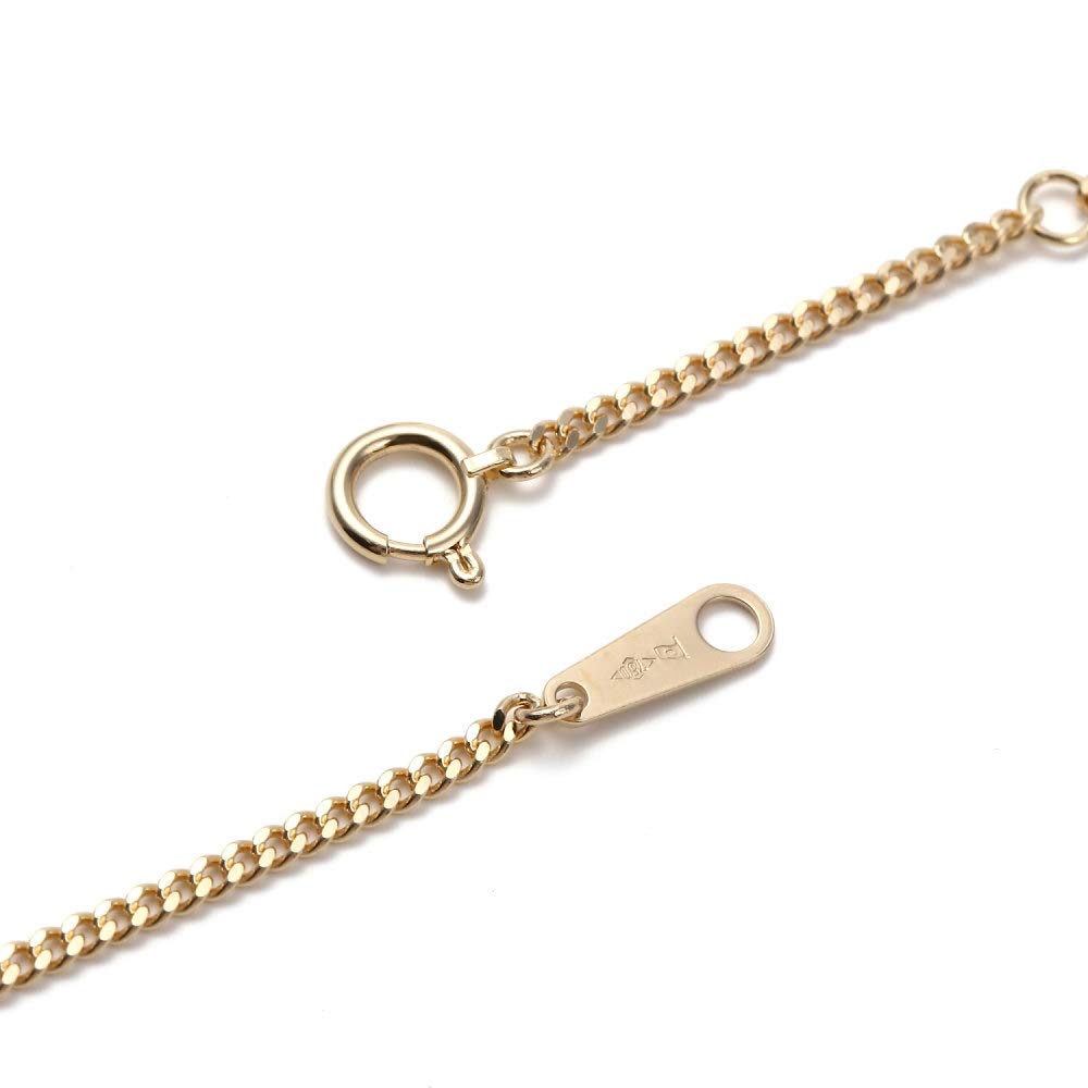 Goods 18K Kihei Necklace 2 Sides 5g 45cm Chain [Happy Shop] Men's Women's