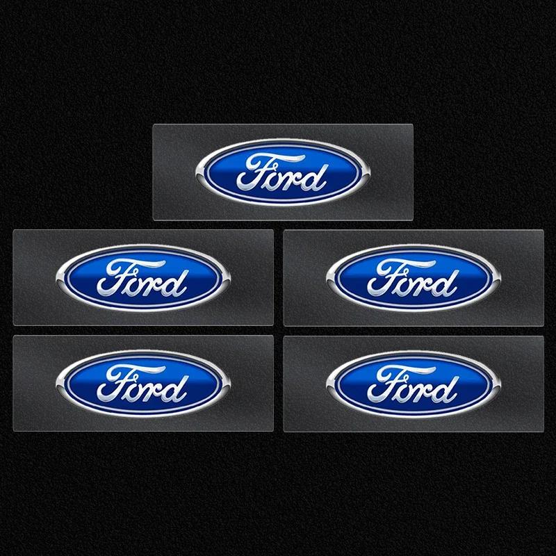 Focus Hot For Ford New Car Mini Logo Sticke Car Rear Tailgate Sticker Emblem For Ford B-Max cmax smax KA st line Galaxy Explorer