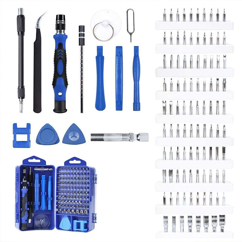 Набор прецизионных отверток 115 в 1, набор инструментов для ремонта своими руками для iPhone, ноутбука, ПК, часов, очков и другой электроники
