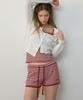 CITYBREEZE Jersey Striped Shorts_Red