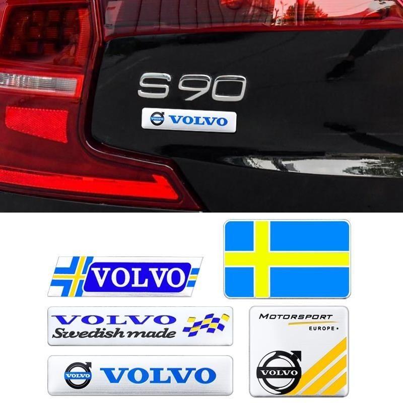 AABAV1 Volvo Badge Body Sticker Car Specific Decals Accessories For XC90 V90 V60 XC60 V40 EC40 EX40 S80 S60 S90 C40 XC40 V70 XC70 C30 C