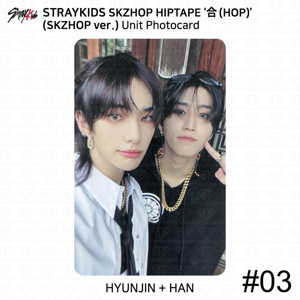 Stray Kids SKZHOP HIPTAPE HOP Аккордеон Официальная фотокарточка Unit Monochrome