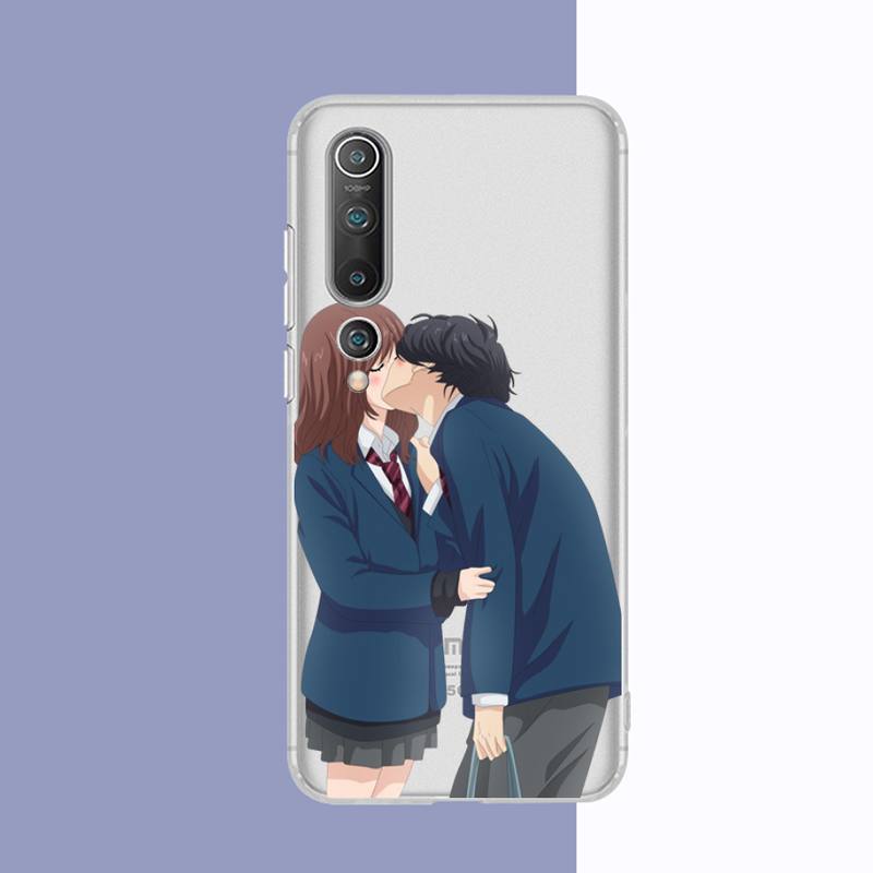 Чехол для телефона с милым аниме Ao Haru Ride Love для Samsung S20 S10 lite S21 plus для Redmi Note8 9pro для Huawei P20 Clear Case