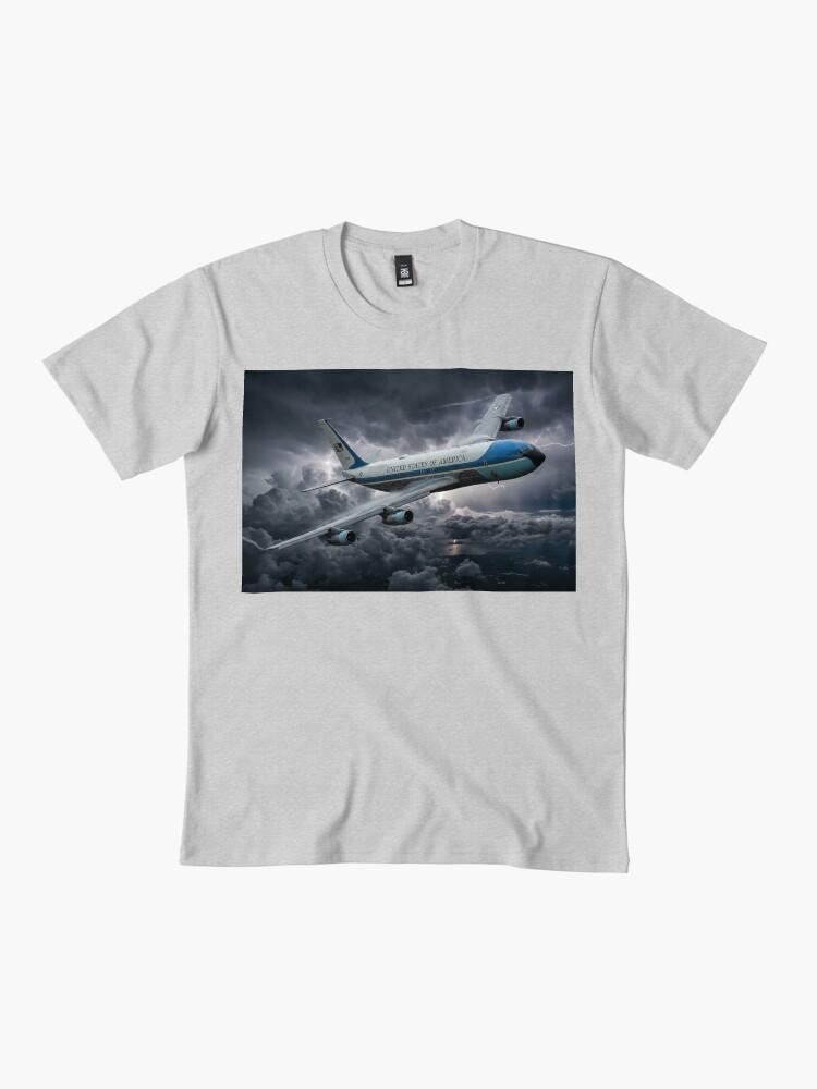 Air Force One Air Force One Storm Clouds Illustration Premium T-Shirt