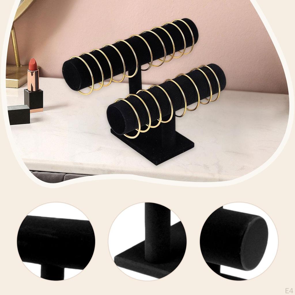 Bangle Bracelet Display Stand Jewelry Storage Organizer Elegant Multipurpose Watch Rack Holder