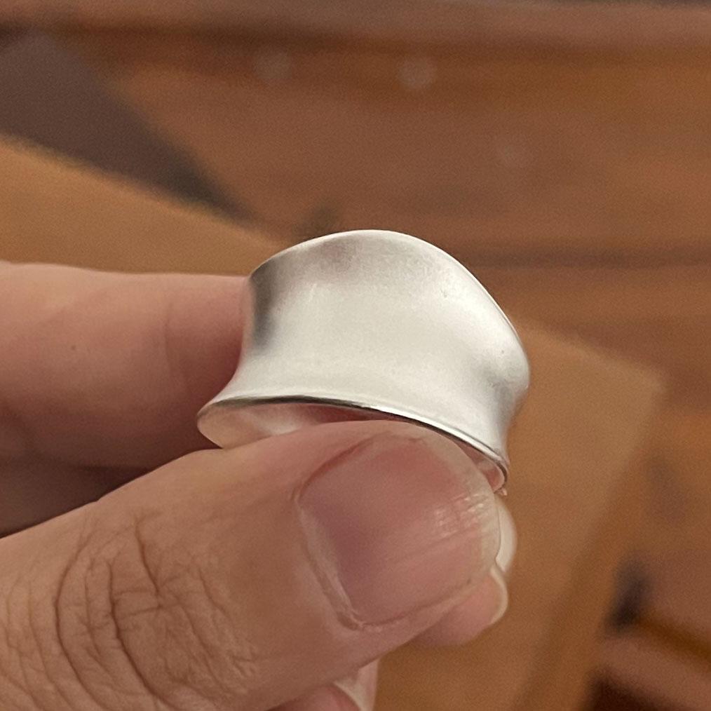 Кольца из стерлингового серебра 925 пробы для женщин, пары, минималистичные, ручной работы, простые, широкие, набор колец с луной, вечерние украшения, подарок, защита от аллергии