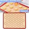 Силиконовый коврик для выпечки 0,7 мм, антипригарный вкладыш для духовки, многоразовый, можно мыть в посудомоечной машине, жаростойкий противень для приготовления печенья и выпечки