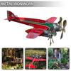 Металлические 3D-вертушки, флюгеры, самолеты, ветряные вертушки, садовые украшения, самолеты, ветряная мельница