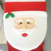 New Cute Christmas Toilet Seat Covers Creative Santa Claus Bathroom Mat Xmas Supplies for Home New Year Navidad Gift Decor