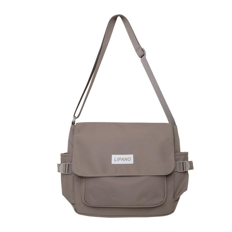 Ins студенческая сумка-мессенджер для колледжа классная повседневная рюкзак сумка через плечо, японская сумка женская Харадзюку ретро почтальонская сумка мужская