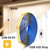 5V COB LED Strip Light with Hand Sweep Sensor USB Dimmable Flexible Light for Bedroom TV Mirror Backlight Kitchen Wall Decor