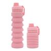 750 мл Герметичная бутылка для воды для велоспорта Эргономичная ручка Большая вместимость Посуда для питья Силиконовая складная бутылка для воды для активного отдыха, кемпинга, путешествий