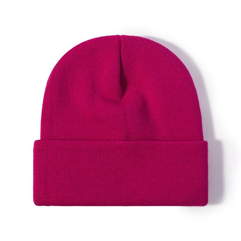 Winter Warm Breathable Waterproof Skull Cap Soft Beanie Hat Thick Adjustable 100% Acrylic Windproof Watch Cap for Men Women