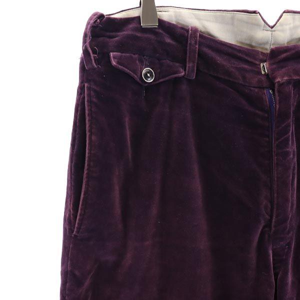 Needles Сделано в Японии бархатные длинные брюки S фиолетовые Nepenthes мужские б/у