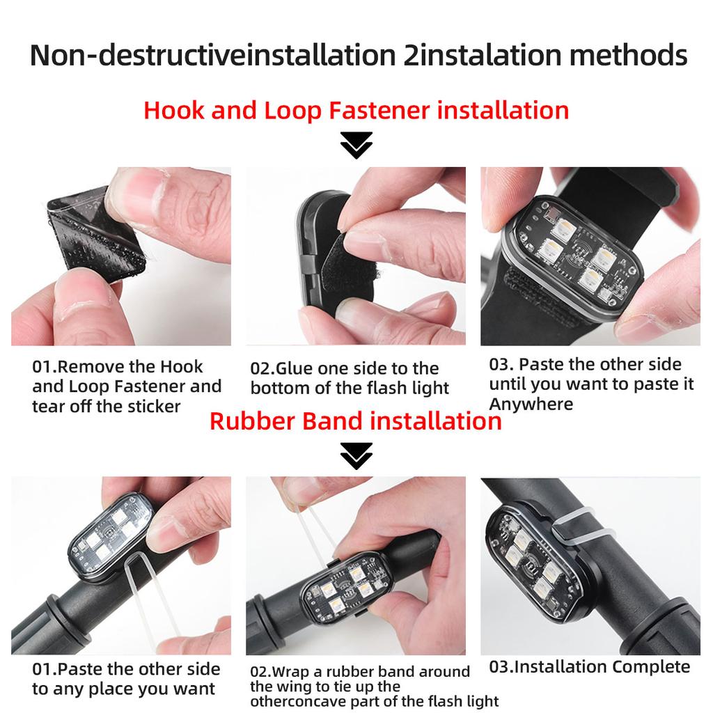 2PCS Car LED Strobe Lights 8 Colors Warning Flash Light Wireless with Remote Control Decoration Light for Truck SUV UTV SSV ATV