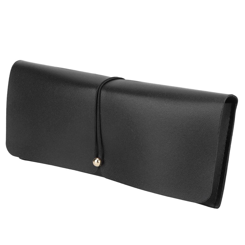 Eyeglasses Case PU Leather Simple Fashionable Portable Goggles Glasses Case for Office Worker Student