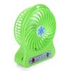 Portable Rechargeable LED Light Fan  Cooler  Desk USB 18650 Battery Fan
