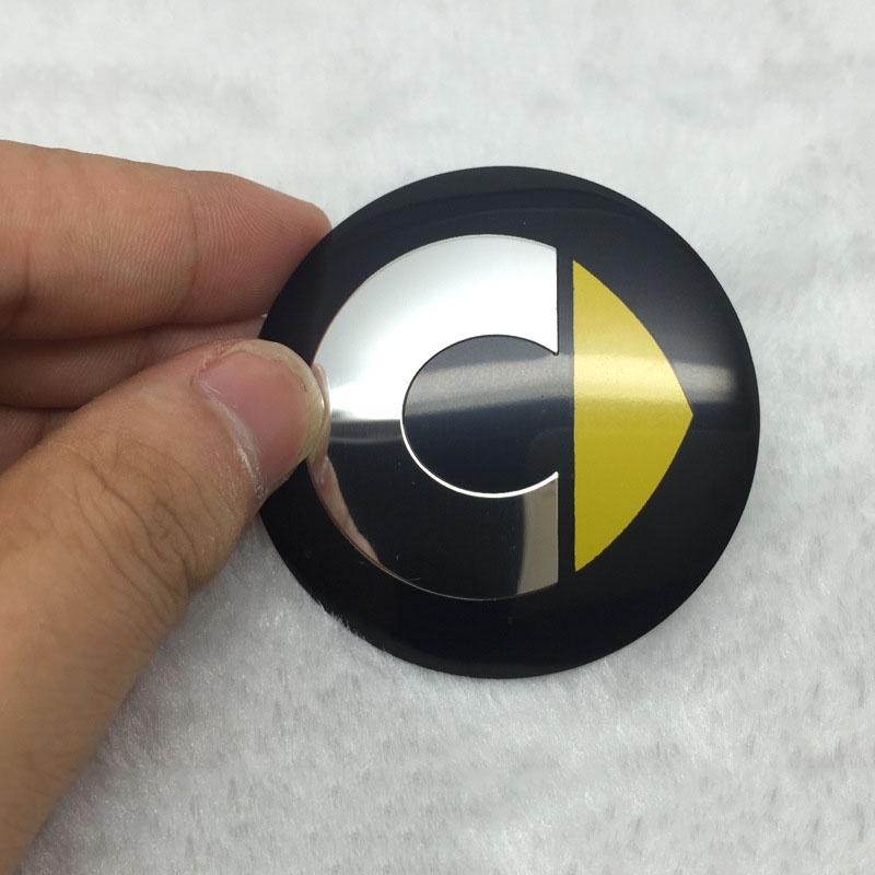 4pcs Car 565mm Styling Aluminum Car Wheel Center Hub Cap Stickers Smart For