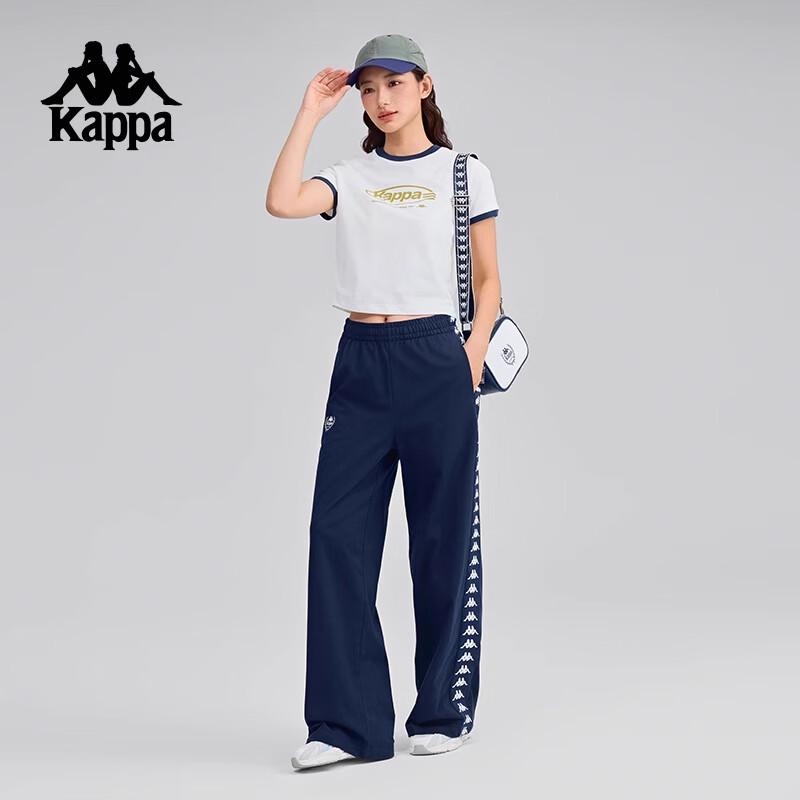 Kappa Женские прямые спортивные штаны в полоску