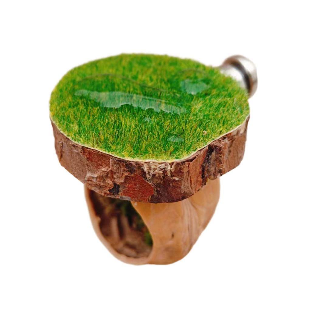 Деревянные укрытия для домашних животных, убежище-пещера с магнитной конструкцией для прыгающих пауков и рептилий, аксессуар для террариума