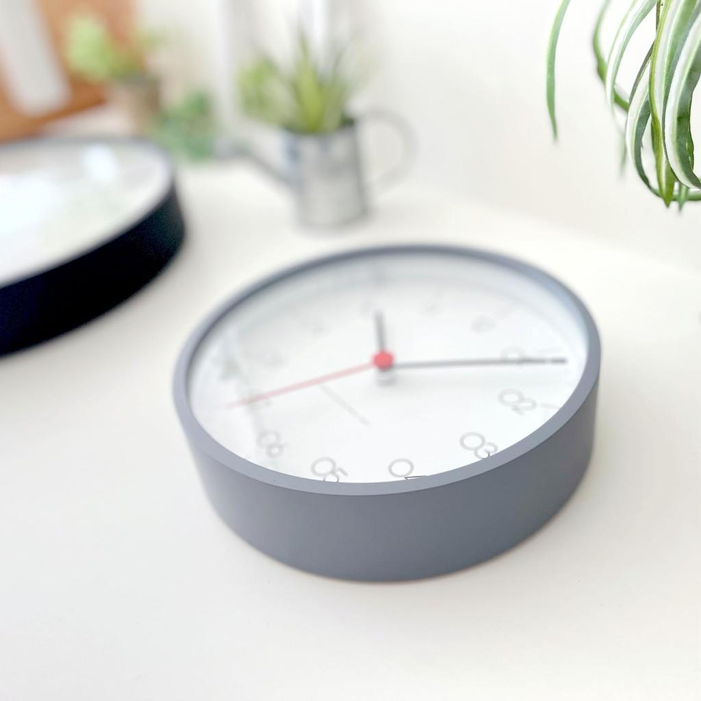 KATOMOKU фанерные часы 24S Серые Настенные часы Плавная секундная стрелка Диаметр кварцевые km-151GRS 20.2см (Часы СКП)