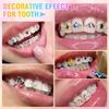 1Set Dental Tooth Gems Diamond Ornament Diy Tools Various Shapes Color Teeth Jewelry Denture