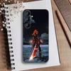 Чехол для телефона U-Genshin A-Kaedehara Kazuha для Samsung Galaxy A73, A21s, A22, A31, A52, A53, A71, A41 Мягкий черный корпус