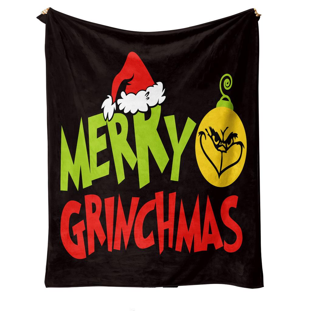 Flannel Blanket Christmas Personalized Blanket Digital Print Blanket