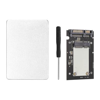 Алюминиевый сплав SSD Адаптер Корпус 6 Гбит/с Передача Данных Ультратонкий MSATA НА SATA3.0 Адаптерная Карта Жесткого Диска для
