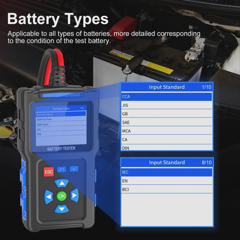 BT300 Car Battery and Diagnostic Tester