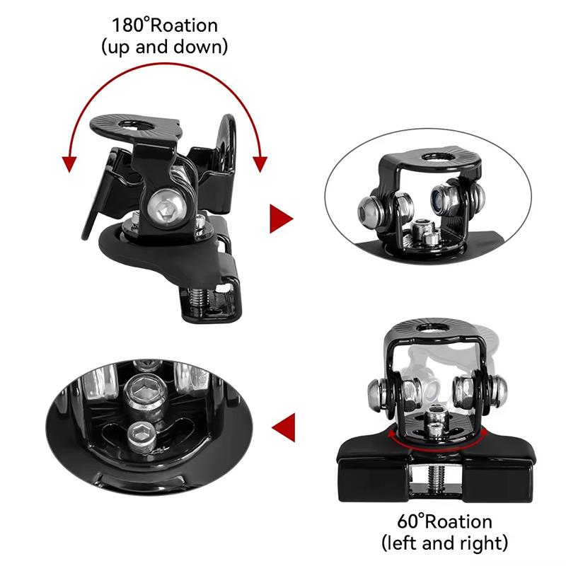 LED Light Bar Mount Bracket Adjustable Clamp Holder Kit for Offroad Work Lights Roof Rack Car SUV Truck Outdoor Lighting