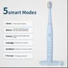 Электрическая зубная щетка для взрослых Мягкая и удобная 3D щетина DuPont 5 интеллектуальных режимов Портативная IPX7 Водонепроницаемая Интеллектуальная