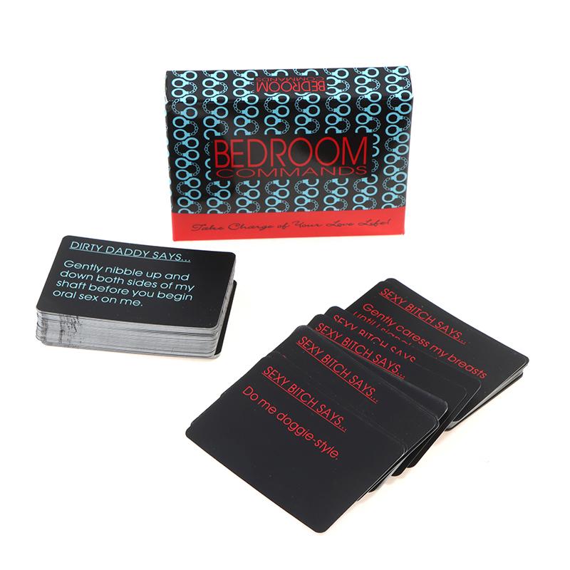 Карточная игра для взрослых «Рискованное развлечение» с 108 картами «Команды для кровати»