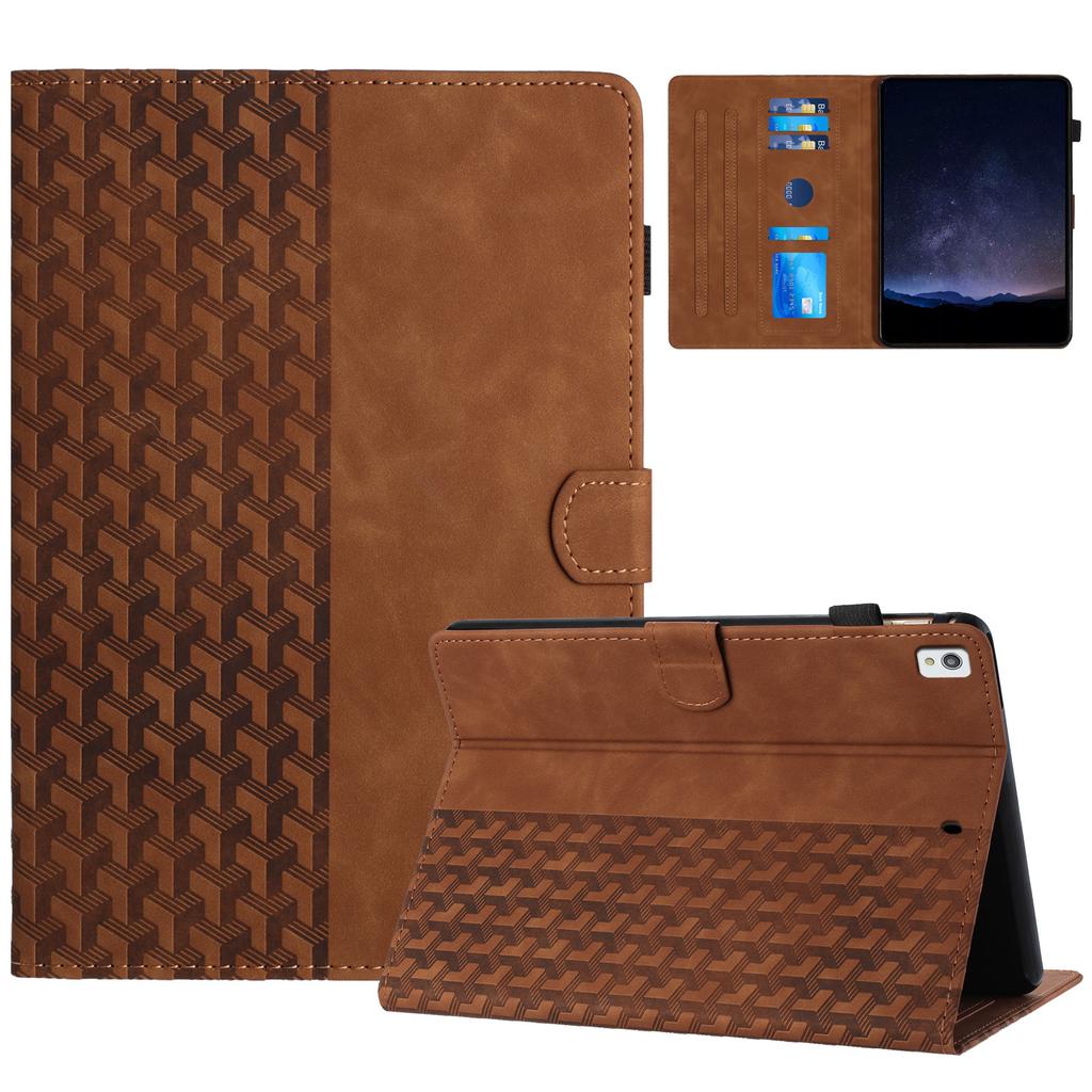 For iPad 10.2 (2021) (2019) (2020)/Pro 10.5-Inch (2017)/Air 10.5 Inch (2019) Building Blocks Imprinted Flip Cover