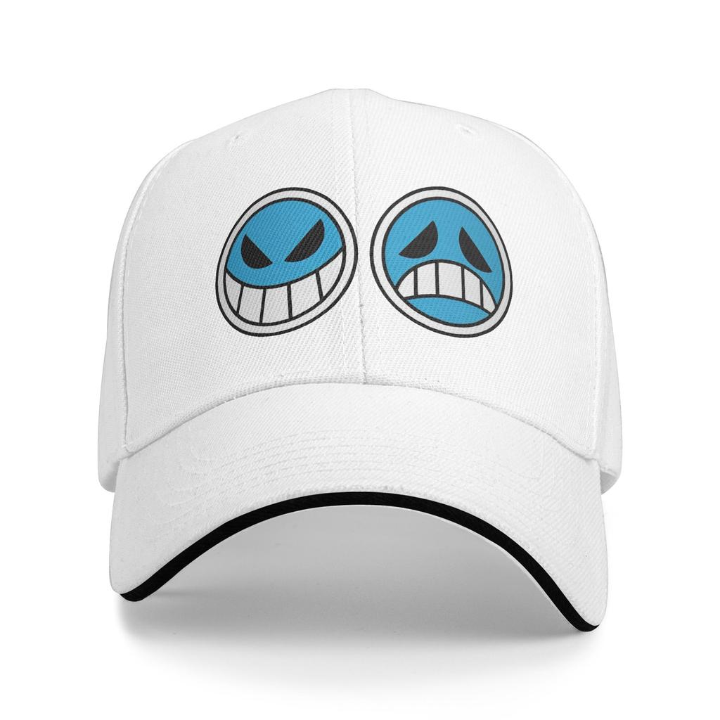Ace Logo One Piece Flag Baseball Cap Fashion  Sandwich Hat Unisex Adjustable Sun Cap Outdoor