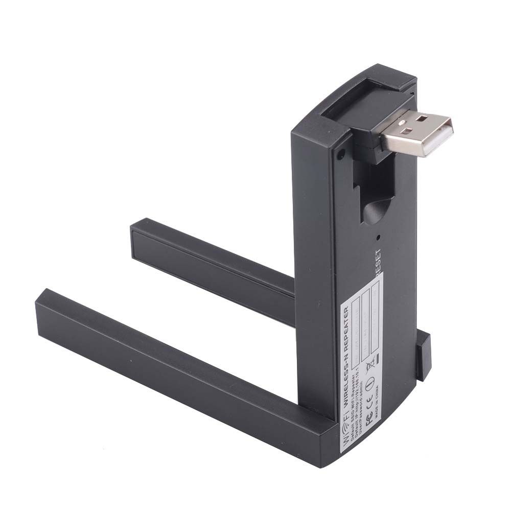 Dual Antenna Wifi Booster Wifi Repeater Signal Amplifier USB Wireless Repeater WiFi Range Extender