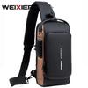 Men's Multifunction Anti-theft USB Shoulder Bag Man Crossbody Cross Body Travel Sling Chest Bags Pack Messenger Pack For Male
