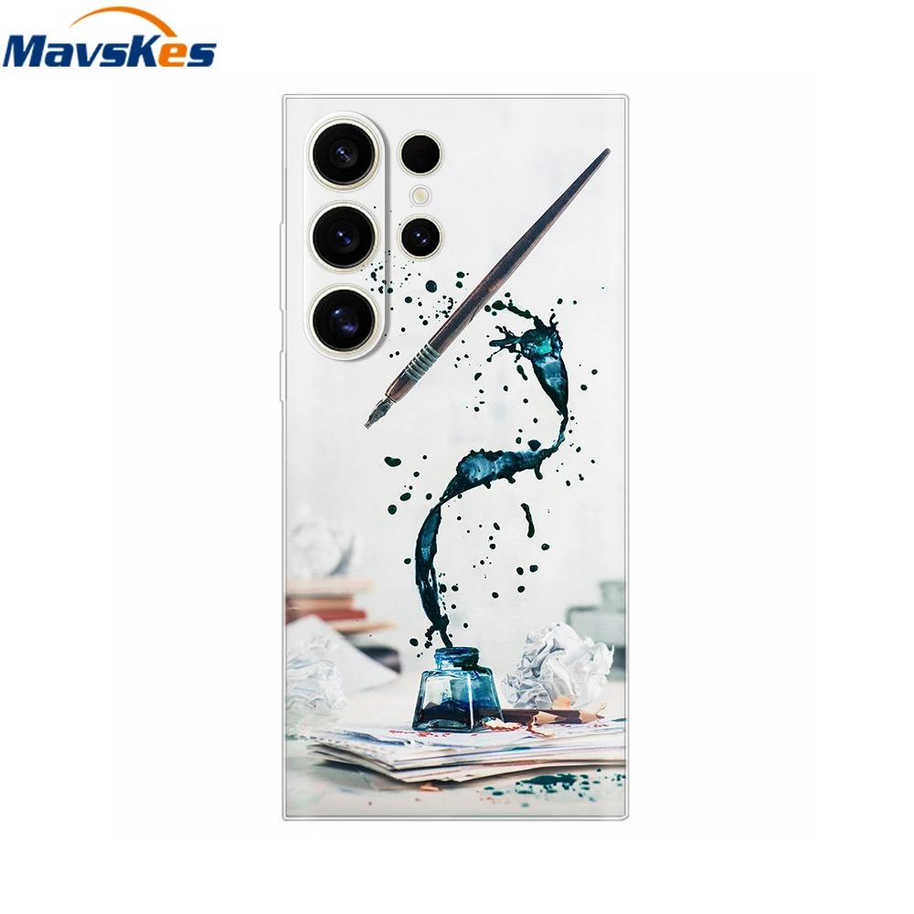Мягкий силиконовый чехол для Samsung Galaxy S25 Ultra Задняя крышка для Samsung S25 Plus Ударопрочные чехлы для телефона для Galaxy S25 Coque Mask