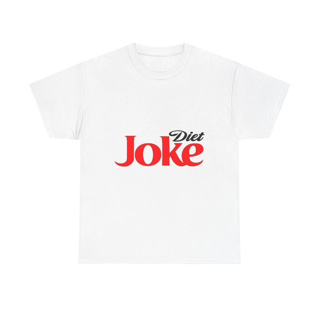 Diet Joke Graphic Tee: Funny Streetwear Cotton Blend T-Shirt (Oversized Fit)