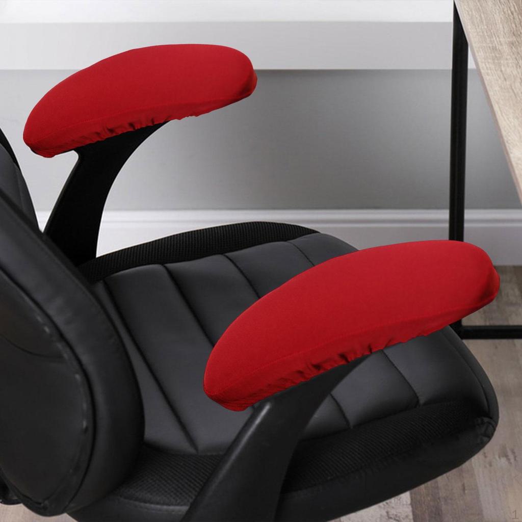 2 Pack of Arm Covers for Computer Chair, Slipcovers Armrests