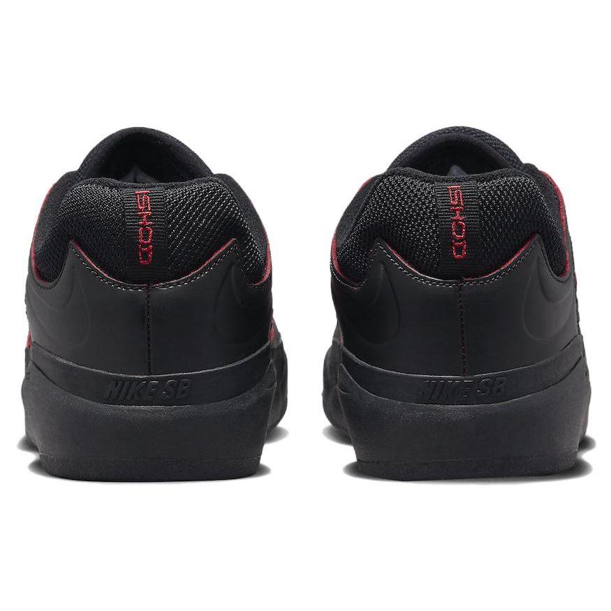 Nike Кроссовки унисекс Ishod Wair Premium SB Bred, черные, университетско-красные, DV5473-001