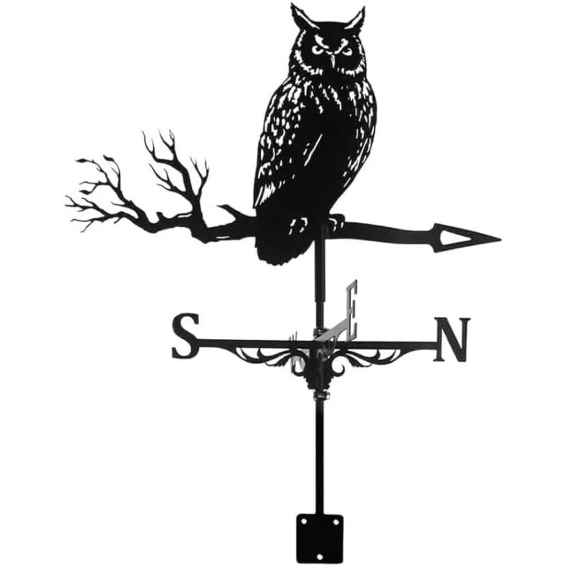 Garden Supplies Stainless Steel Creative Animal Rooster Roof Home Wind Indicator Outdoor Cupola Wind Direction Indicator Field