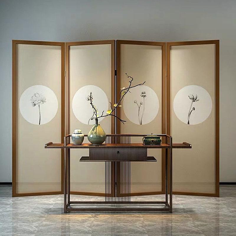 8pcs Folding Screen Gate Hinges Retro Style Double-Acting Door Hinges Furniture Folding Screen Hinges Hardware Bedroom Bathroom Door